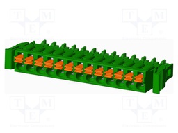 Connector: pluggable terminal block; plug; female; straight; 5.5A