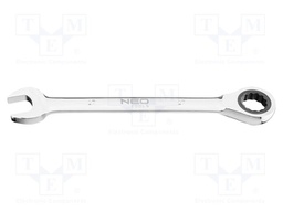 Wrench; combination spanner,with ratchet; 27mm; L: 332mm