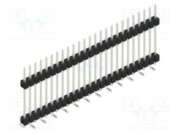 Connector: pin strips; pin header; male; PIN: 25; 2.54mm; SMT; 1x25