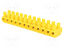 Terminal block; screw terminal; ways: 12; 0.75÷4mm2; terminals: 24