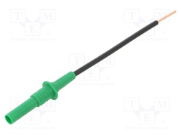 Probe tip; 36A; green; Socket size: 4mm; Plating: nickel plated