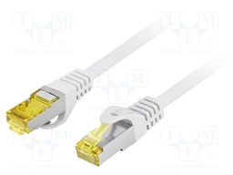 Patch cord; RJ45 plug,both sides; S/FTP; 6a; stranded; Cu; LSZH