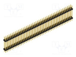 Connector: pin strips; pin header; male; PIN: 86; 2mm; THT; 2x43