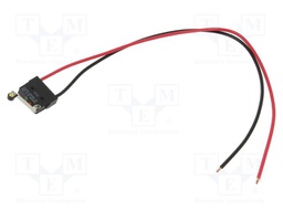 Microswitch SNAP ACTION; with lever (with roller); SPST-NC