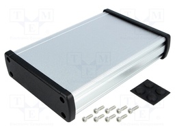 Enclosure: multipurpose; X: 113.7mm; Y: 169mm; Z: 35.2mm; aluminium