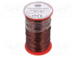 Coil wire; double coated enamelled; 0.9mm; 500g; -65÷200°C