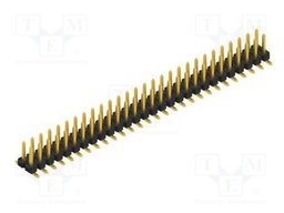 Connector: pin strips; pin header; male; PIN: 56; 2.54mm; SMT; 2x28