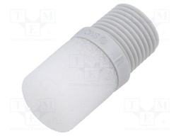 Sound suppression silencer; R 1/8"; outside; 10bar; 30dB; plastic