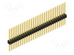 Connector: pin strips; pin header; male; PIN: 31; 1.27mm; THT; 1x31