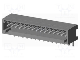 Connector: pluggable terminal block; socket; male; on PCBs