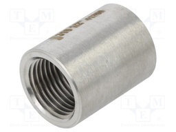 Long,round,female-female; max.10.5bar; 1.4408 stainless steel