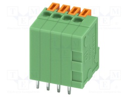 PCB terminal block, nominal current: 6 A, rated voltage (III