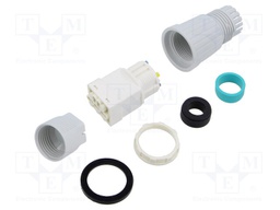 Connector: AC supply; screw terminal; male + female; TH394; 400V