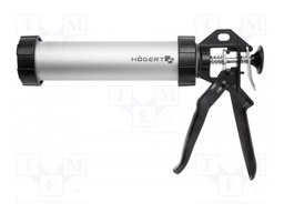 Caulking gun; 225mm; aluminium