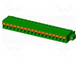 Connector: pluggable terminal block; plug; female; straight; 12A