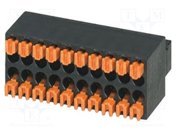 PCB connector, nominal cross section: 0.5 mm?, color: black,