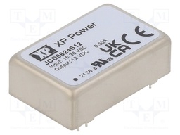 Converter: DC/DC; 6W; Uin: 18÷36V; 12VDC; Mounting: THT; Series: JCD