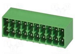 PCB headers, nominal cross section: 1.5 mm?, color: green, n