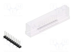 Connector: pin strips; pin header; male; PIN: 10; 2.54mm; SMT; 1x10