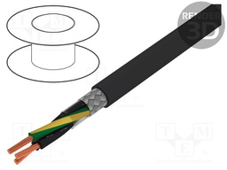 Wire; ÖLFLEX® CLASSIC 115 CY BK; 3G2,5mm2; tinned copper braid