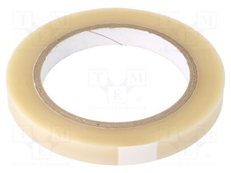 Tape: electrical insulating; W: 12mm; L: 66m; Thk: 60um; acrylic