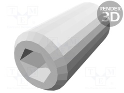 Clamping bolt; Thread: M8; 16mm; Strength cl: 5.8; V: with magnet