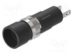 Indicator: body; Ø8mm; connectors 2,0x0,5mm; plastic; 19; L: 34mm