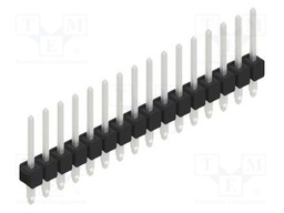 Connector: pin strips; pin header; male; PIN: 16; 2.54mm; THT; 1x16