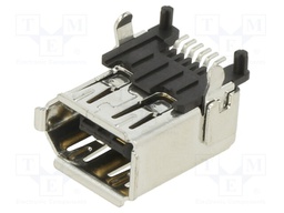 2.0 I/O Flat SMT Wafer Assy W/Kink 6Ckt