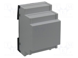 Enclosure: for DIN rail mounting; Y: 90mm; X: 52.5mm; Z: 60mm; grey
