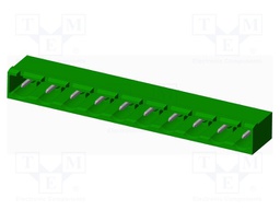 Connector: pluggable terminal block; socket; male; angled 90°
