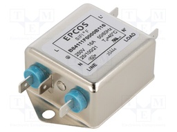 Filter: anti-interference; one-phase; 250VAC; Ioper.max: 16A