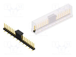 Connector: pin strips; pin header; male; PIN: 20; 2.54mm; SMT; 1x20