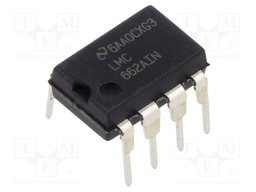 Operational Amplifier, 2 Amplifier, 1.4 MHz, 1.1 V/µs, 4.75V to 15.5V, DIP, 8 Pins