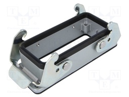 Enclosure: for HDC connectors; C146; size E16; with double latch