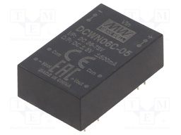Converter: DC/DC; 6W; Uin: 36÷72V; Uout: 5VDC; Uout2: -5VDC; DIP24