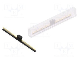 Connector: pin strips; pin header; male; PIN: 31; 2.54mm; SMT; 1x31