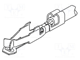 Contact; female; 30AWG÷24AWG; Milli-Grid; tinned; crimped; 2mm