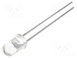 PIN IR photodiode; 5mm; 850nm; 400-1100nm; 20°; Mounting: THT; 1nA