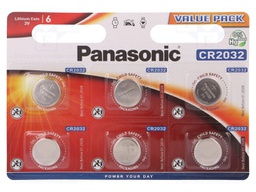 Battery: lithium; 3V; CR2032,coin; Batt.no: 6; Ø20x3.2mm
