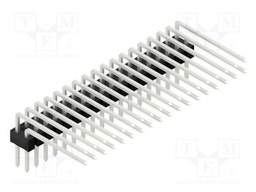 Connector: pin strips; pin header; male; PIN: 36; 2.54mm; THT; 2x18
