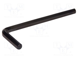 Wrench; hex key; HEX 10mm; Overall len: 119mm; steel; tag