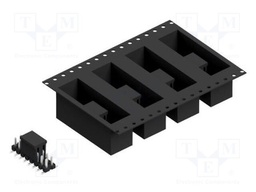 Connector: pin strips; pin header; male; PIN: 16; 2.54mm; SMT; 2x8