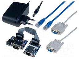 Dev.kit: Ethernet; RS232; WIZ107SR; Plug: EU