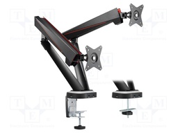 Monitor holder; 8kg; Size: 17"-32"; for two monitors; 480mm