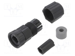 RJ45 housing; Locking: threaded joint,internal thread; 5÷6.5mm
