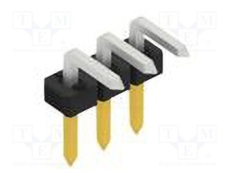 Connector: pin strips; pin header; male; PIN: 3; 2mm; THT; 1x3; 100V