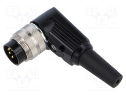 Connector: M16; male; for cable; IP40; plug; soldering; 60V; PIN: 5
