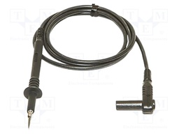 Test lead; 20A; probe tip,angular banana plug 4mm; Urated: 1kV