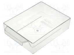 Drawer; 104x135x35mm; Drawer material: polystyrene; Module: black